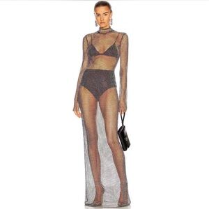 DAVID KOMA crystal maxi dress
UK 10